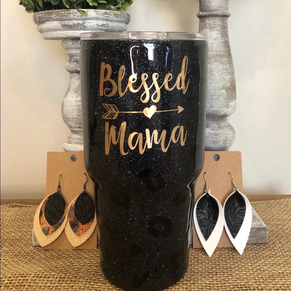 Glitter tumbler